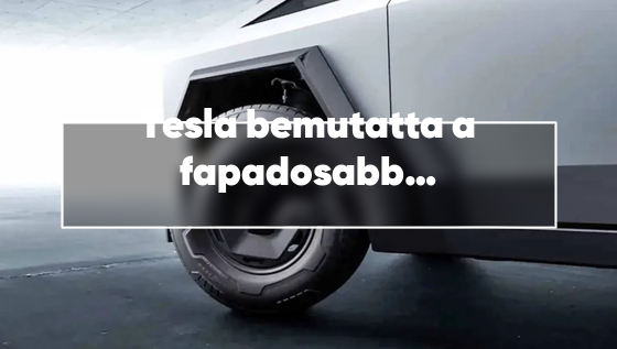 Tesla bemutatta a fapadosabb Cybertruck változatot