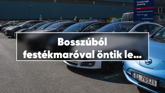 Bosszúból festékmaróval öntik le a parkoló autókat Debrecenben