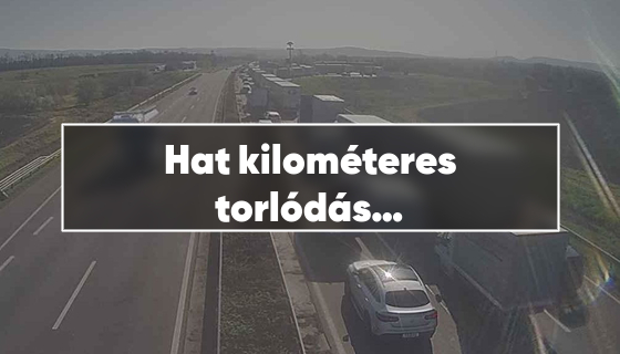 Hat kilométeres torlódás Biatorbágynál – az M0-on még rosszabb a helyzet